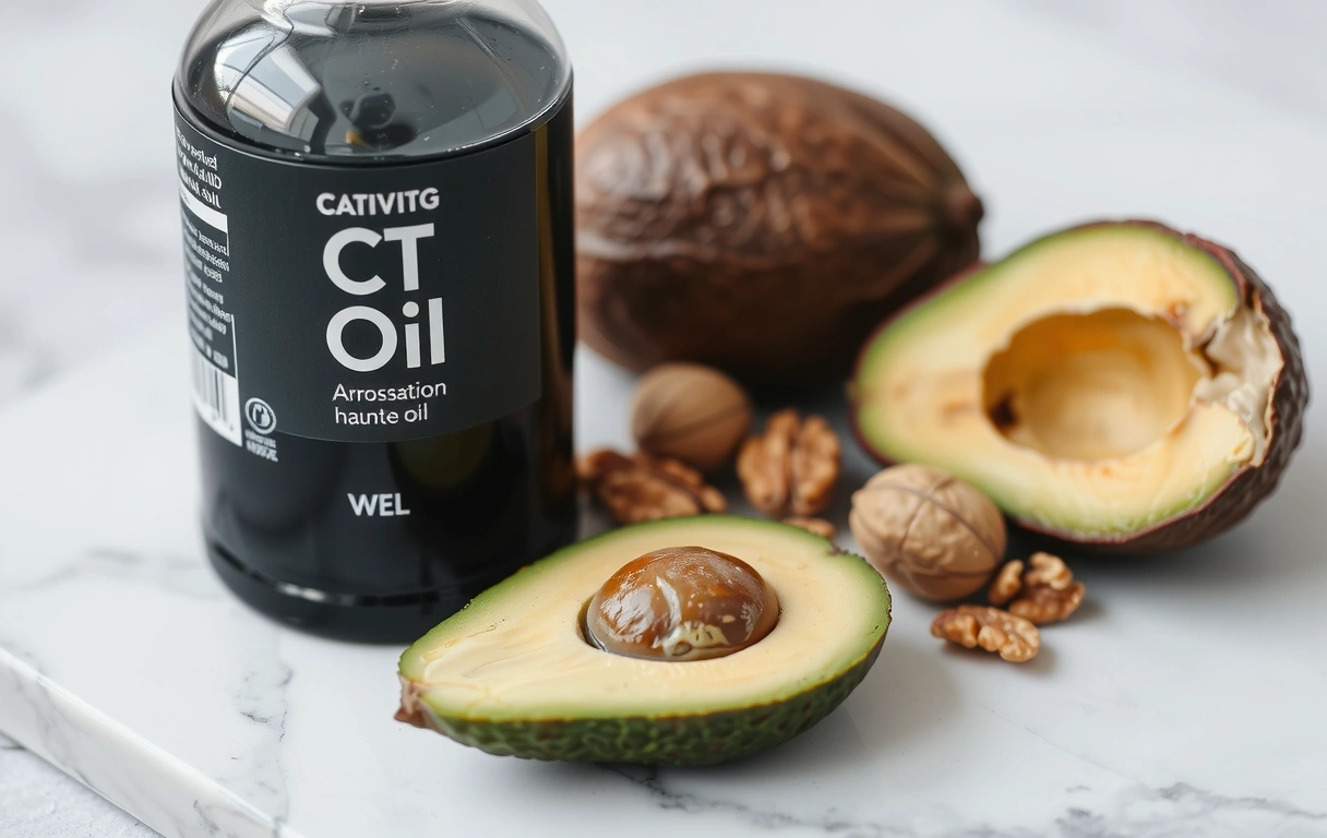 Gesunde Fette Makroaufnahme