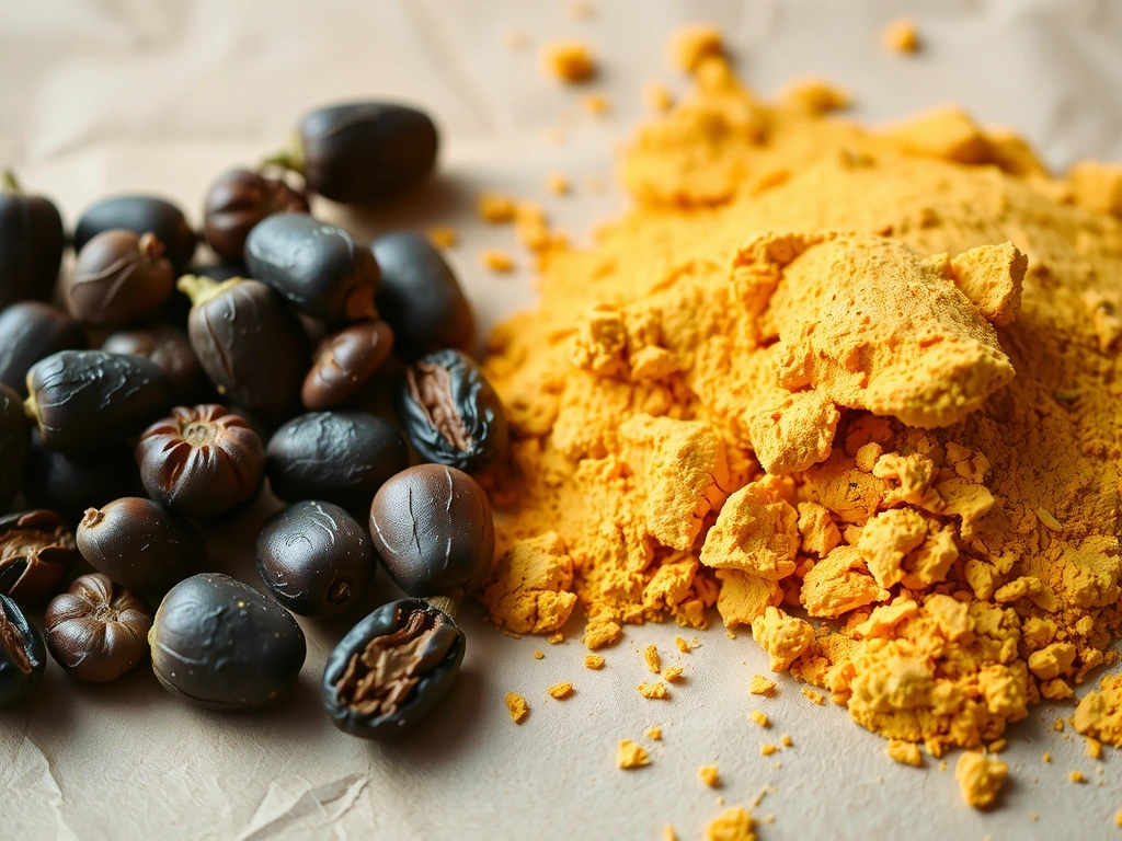 Kurkuma und Pfeffer Synergie